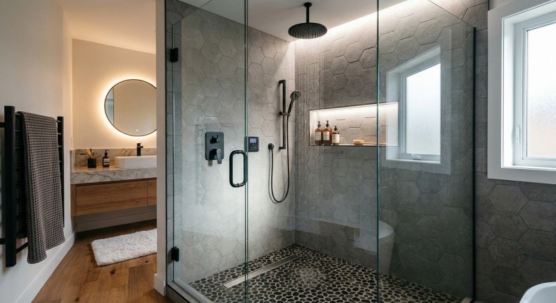 Granite Shower Installation in Ashtabula County, OH